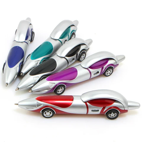 Забавная Новинка Шариковая ручка с изображением гоночного автомобиля портативные шариковые ручки для детей Детская игрушка игрушки для рисования подарок офис