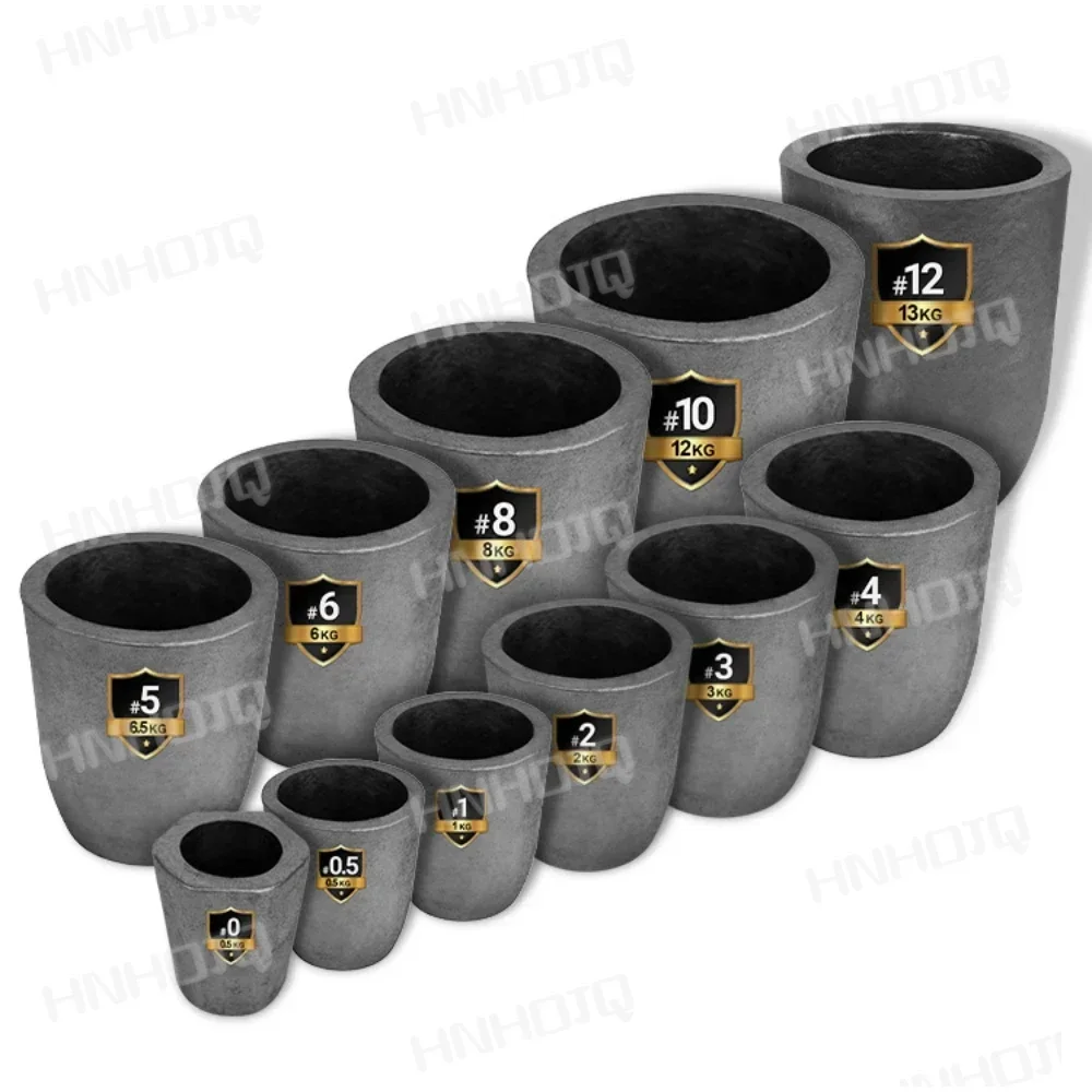 Furnace Accessories Brickearth Graphite Crucible High Temperature Resistance 1800 Degrees Professional Smelting Gold Silver