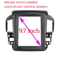9 7 inch fasxia car audio frame car radio fasciagps navigation fascia panel is suitable 1998 2002 toyota harrier lexus rx 300