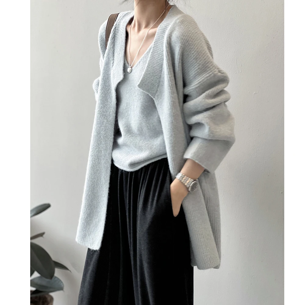 Женский вязаный кардиган