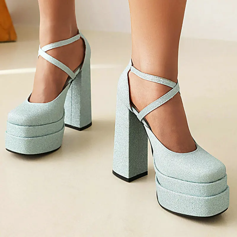 Новинка лета 2022 Блестящие модные женские туфли-лодочки с блестками женская обувь