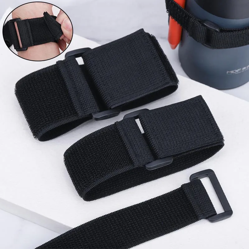 

1PC Elastic Securing Strap Self-adhesive Belt Fixed Binding Belt Fastening Cable Strap Buckle Hook Loop Fastening Wrap Strap