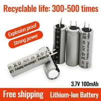 small cylindrical capacitive lithium battery 3 7v10300 100mah electronic scale electronic lighter rechargeable battery