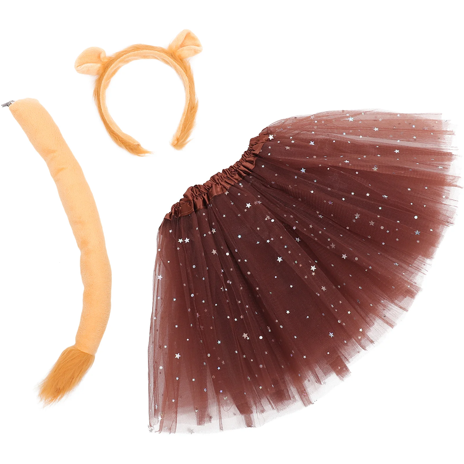 Аксессуары для косплея повязка на голову с ушками льва юбка-пачка девочек