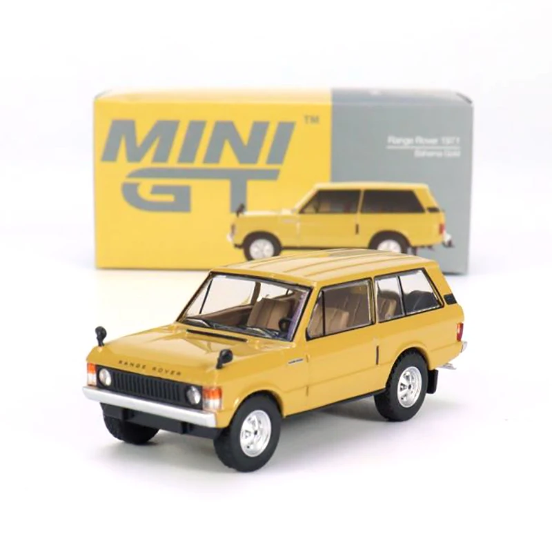

MINIGT 1:64 Range Rover 1971 Bahama Gold MGT00495-CH Car Model Boy Toy Model Die Cast