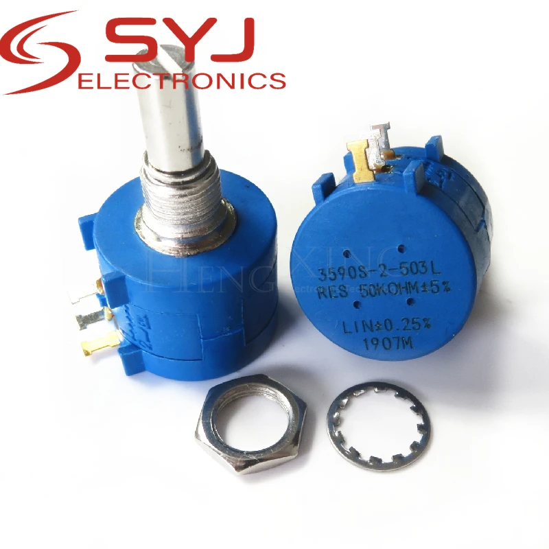 Прецизионный многооборотный потенциометр 3590S-2-503L 50K 1 шт.