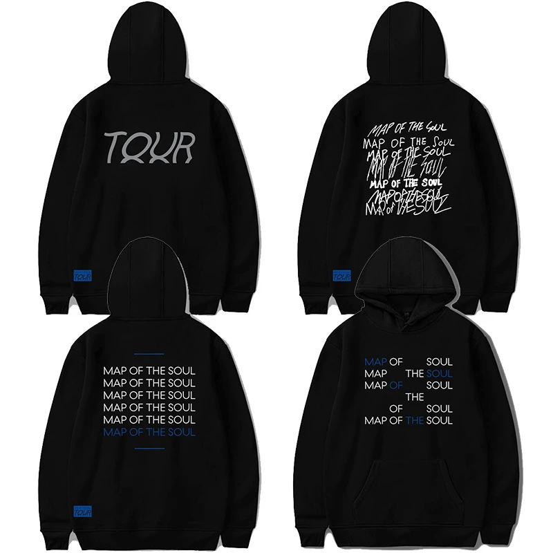 

Kpop Bangtan Boys map of the soul 7 tour The Final Zipper Hoodies Korean kpop Hip Hop Casual pullovers Sweatshirts