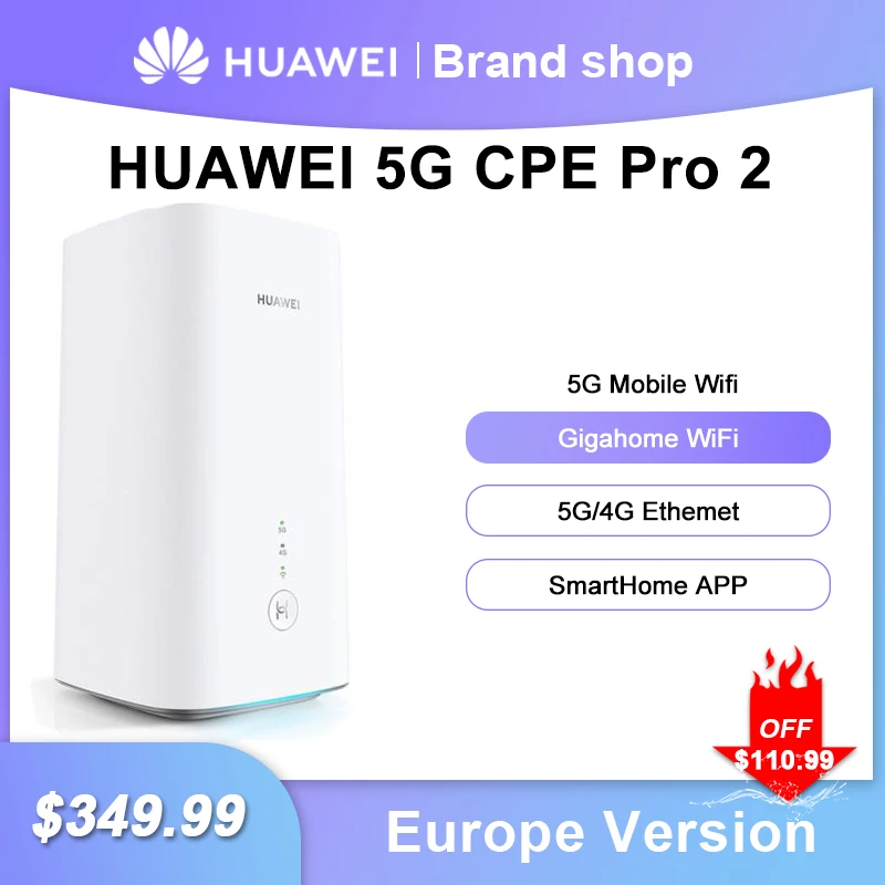 Original Huawei 5G CPE Pro H112-370 wifi 6 5G Wireless wifi Repeater WiFi extender router with sim card 5G Wifi signal amplifier