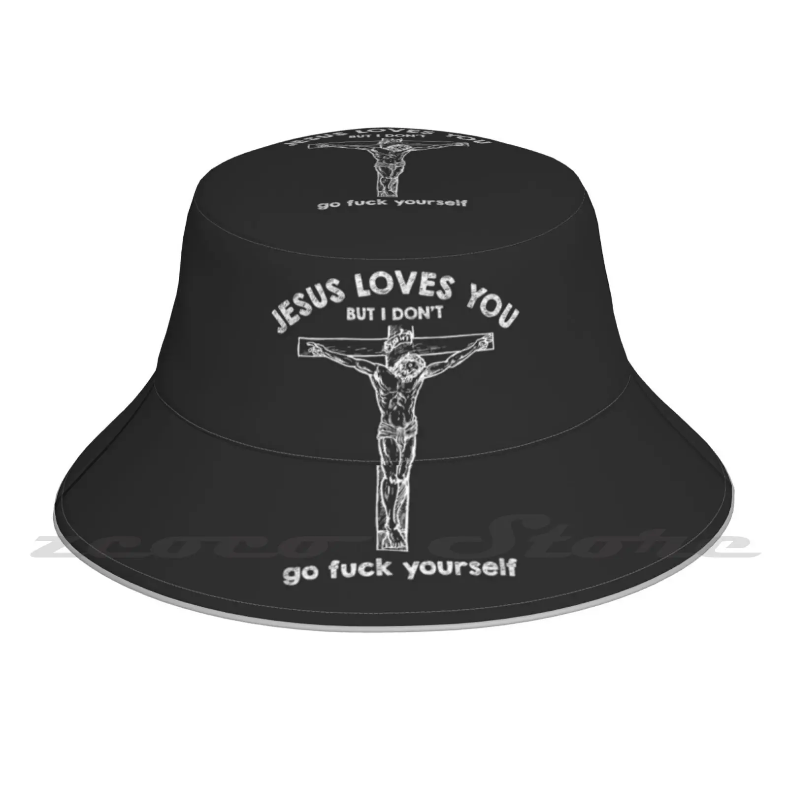 

Панама с Иисусом и надписью «Love You»