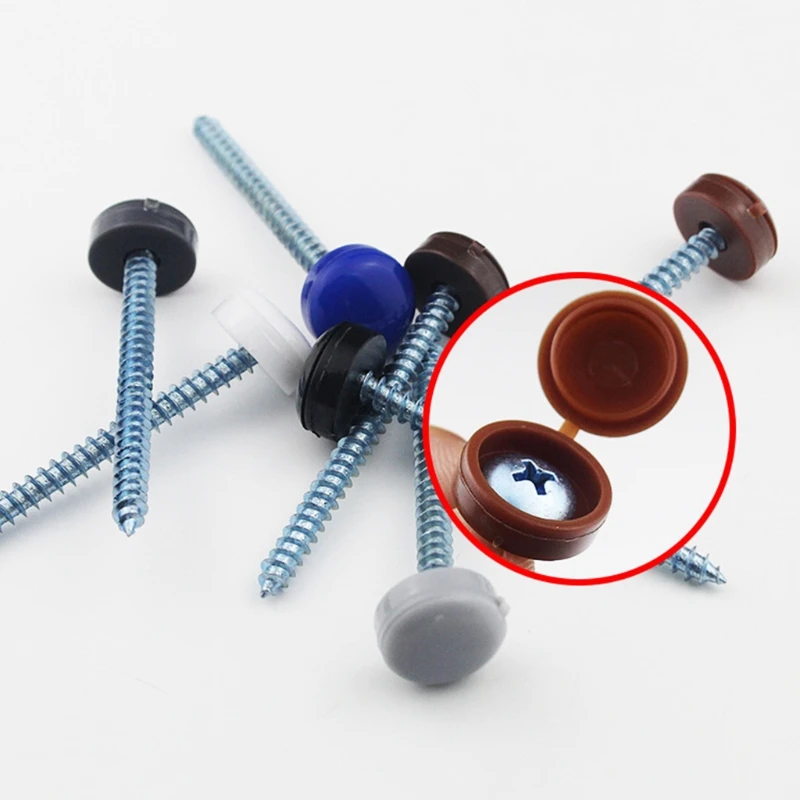 

100xPlastic M6 винтовая крышка, винтовые защелки, крышки шайбы, откидные болты, фурнитура, Прямая поставка