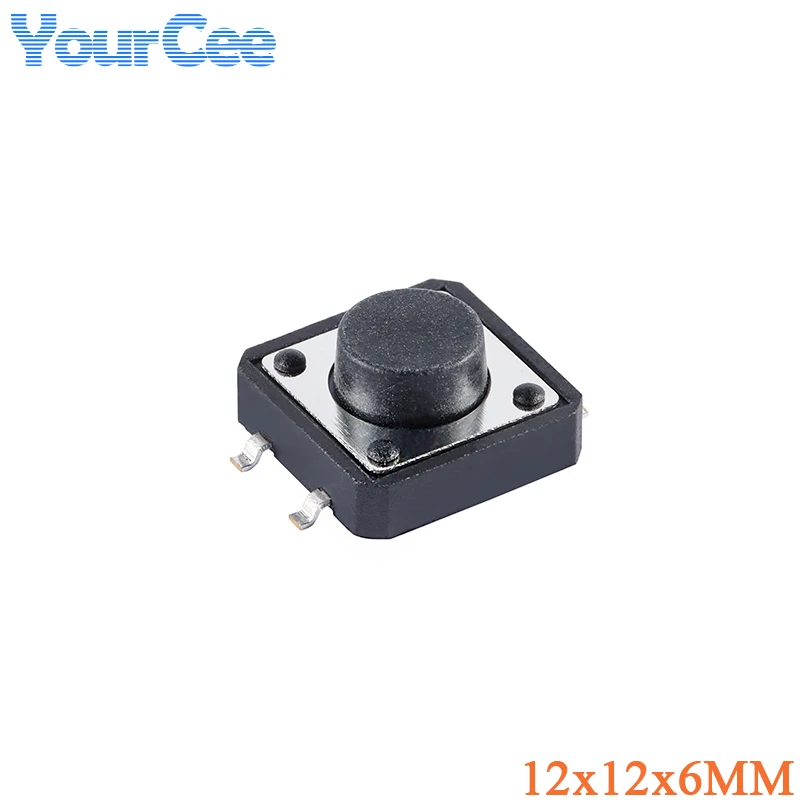 20 шт./10 шт. 12*12 тактильный кнопочный переключатель микропереключатель SMD 12x12 12/11/10/9,5/9/8,5/7/6/5/4,3 мм мгновенный переключатель 4 контакта