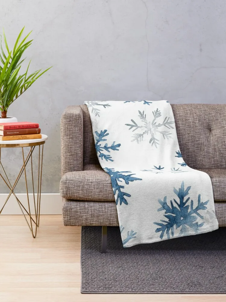 Элегантный сине-белый рождественский дизайн от NoarusRainbowLand пледы красивые