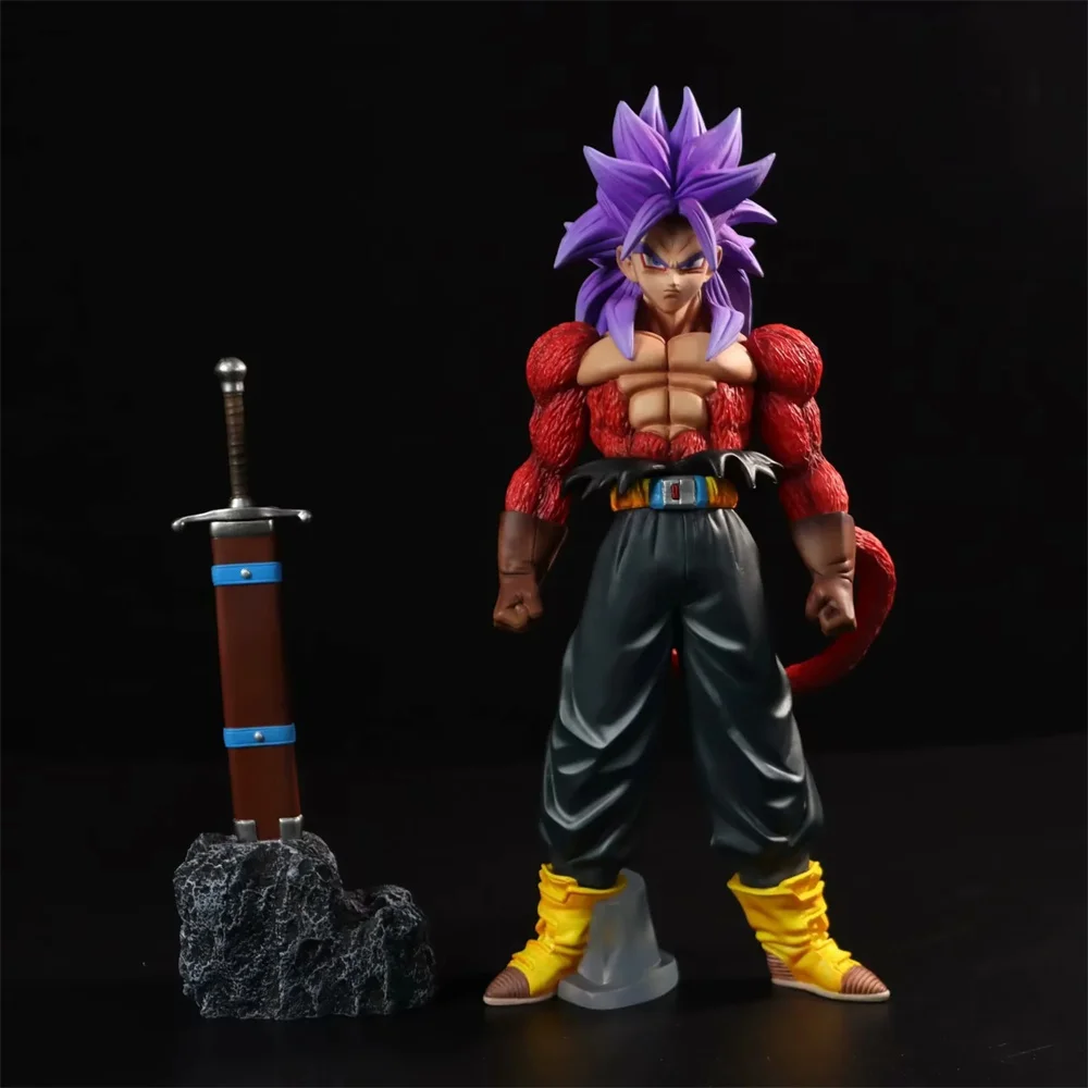 

Anime Dragon Ball Super Saiyan 4 Trunks Torankusu GK Standing PVC Action Figure Collectible Model Doll Toy 26cm