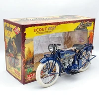 guiloy 16 scalel indian scout 1920 motorcycles 16231 blue metal diecast model edition collection toys gift used