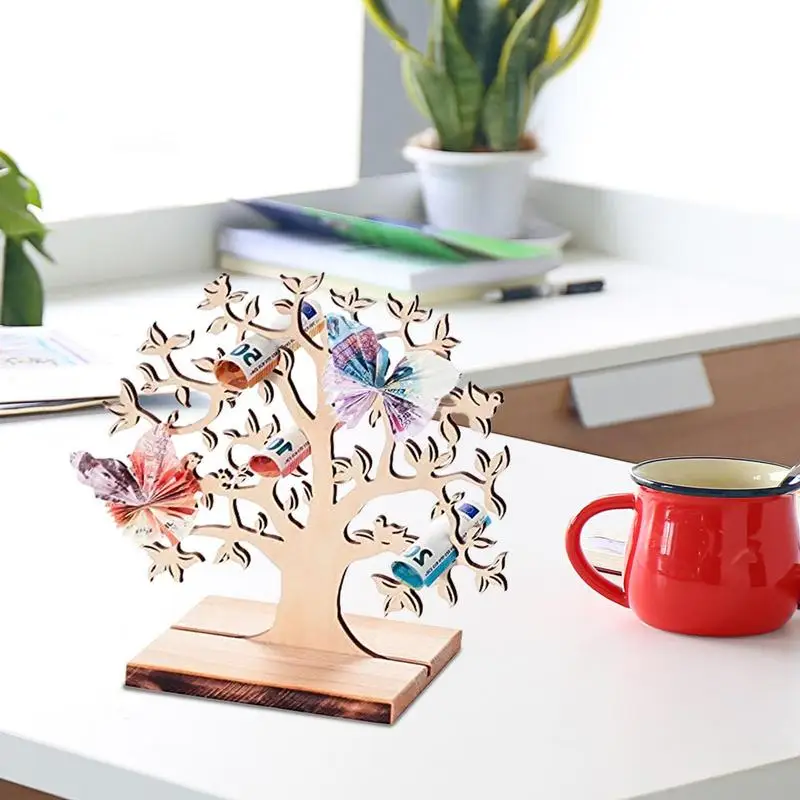 

Money Tree With Clips Alder Wood Money Tree Gift Holder Unique Trees Of Life Gifts Money Tree With Clips Wedding Decoration