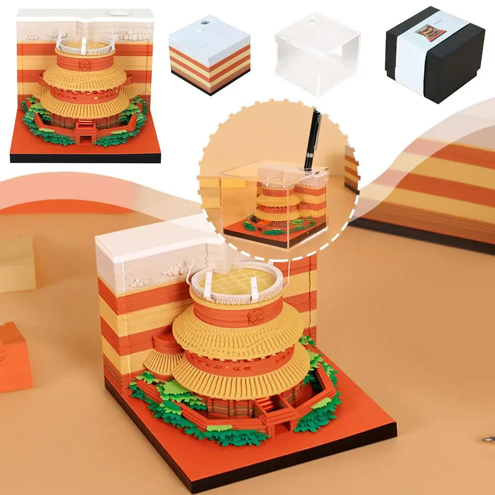 

Блокнот 3d в стиле ретро с волшебным замком, блокнот для записей, бумажные блоки для записей, аксессуары, подарок, дизайн, новинка, канцелярские товары G4l2
