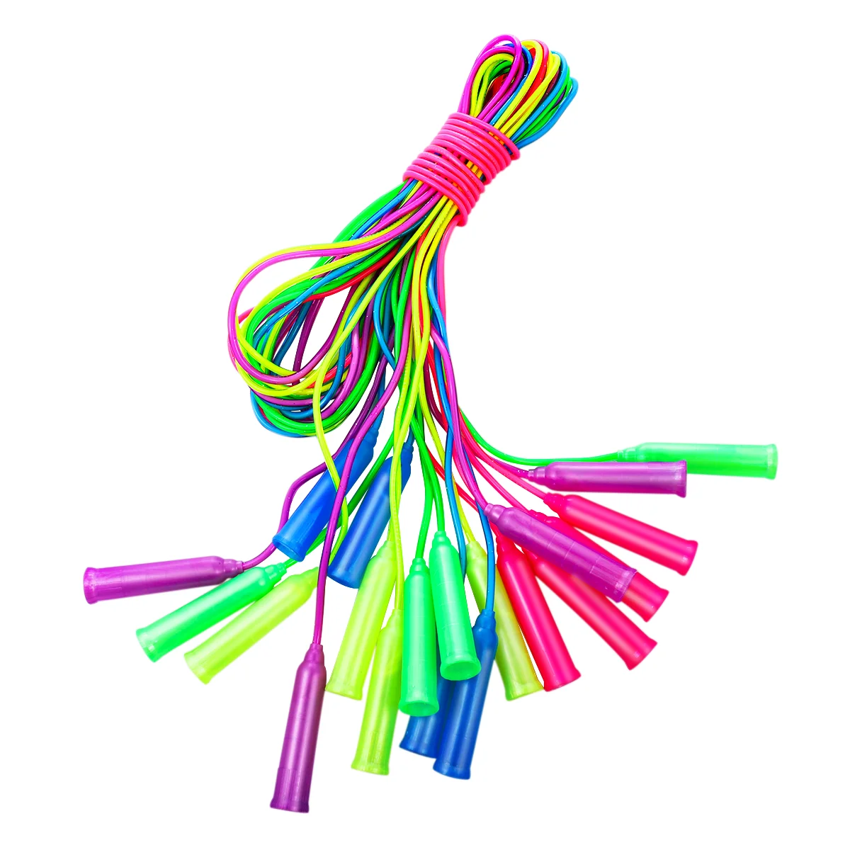 

10pcs Handle Jump Rope Adjustable Jumping Rope Rope Fitness for Training ( )