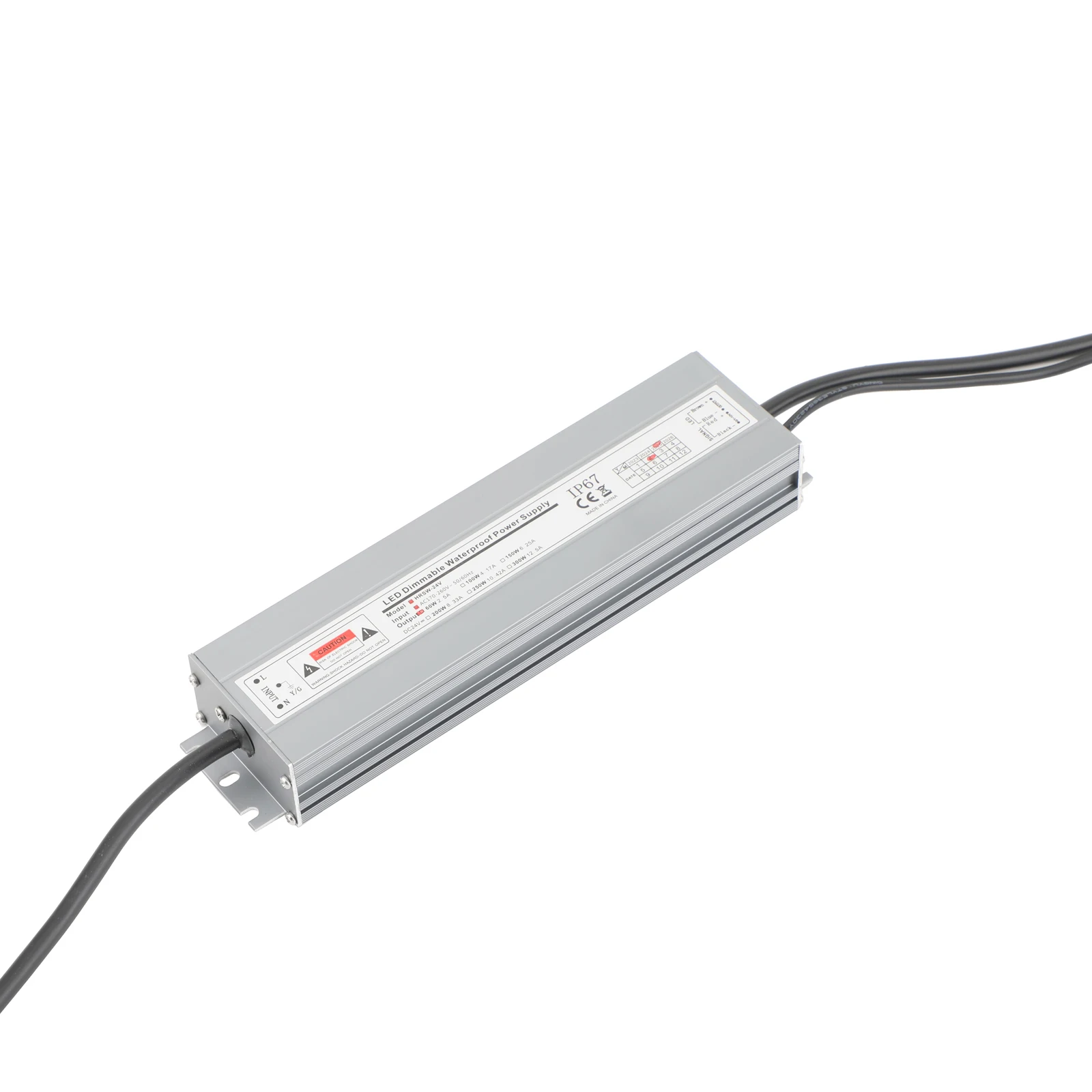 AC110/170-264V светодиодный драйвер с регулируемой яркостью 12 В/24 В постоянного тока 60