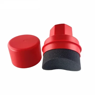 

Губка для полировки автомобильных шин с крышкой может удерживать ручку для легкого полирования изогнутой губки для шин инструменты для очистки автомобиля щетка для детейлинга