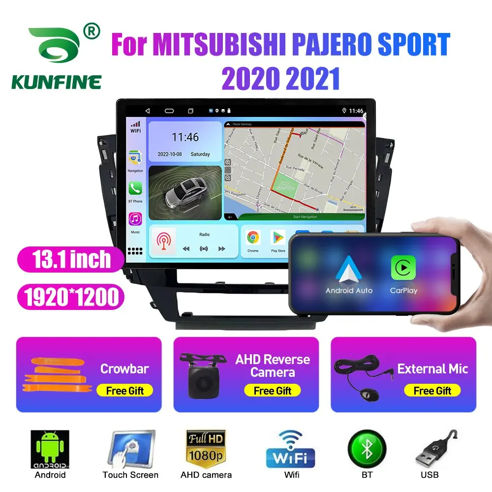 

Автомобильный радиоприемник 13,1 дюйма для MITSUBISHI PAJERO 2020 2021 автомобильный DVD GPS-навигатор стерео Carplay 2 Din Центральный Мультимедиа Android авто