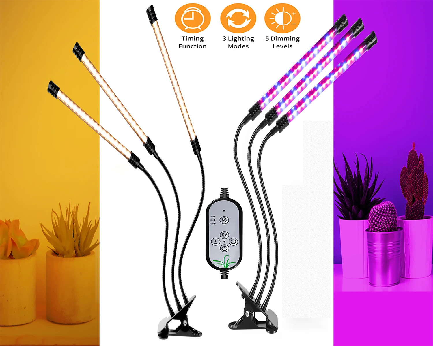 

LED Grow Lights USB Phyto Lamp Full Spectrum Red Blue/Warm White Fitolamp with Control Device Hydroponic Plant Seedlings Flowers