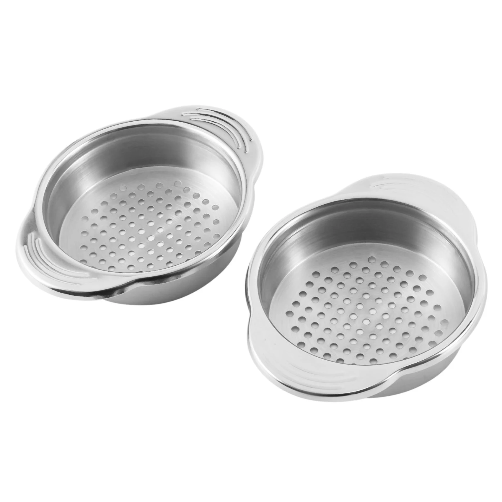 

2-Pack Stainless Steel Food Can Drainer Strainer Sieve Tuna Can Oil Press Tuna Can Oil Squeezer Oil Drainer Can Opener Can Stra