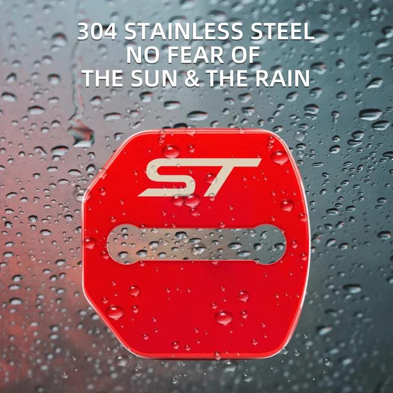 4 шт. защитные аксессуары для дверей автомобиля Ford Focus 2 2005-2013 Fiesta Kuga Escape