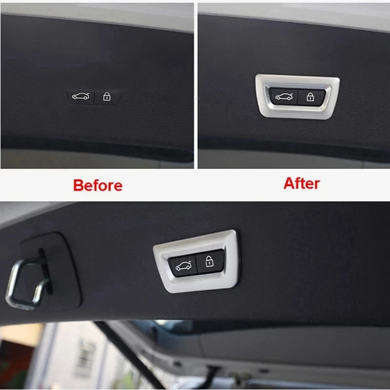Для BMW X1 F48 X3 F25 X4 F26 X5 F15 3 серии F30 F34 F36 F10 G30 Крышка кнопки задней двери Сменные