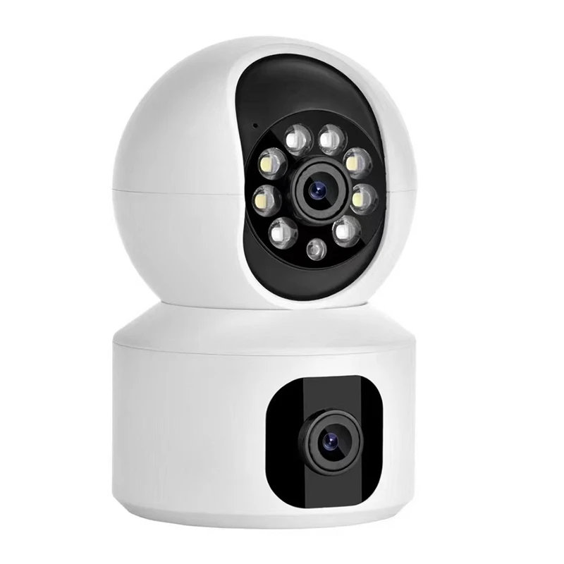 

Binocular Linkage Camera Wireless Surveillance Camera 2MP HD Wifi Monitor Home Smart Security Camera