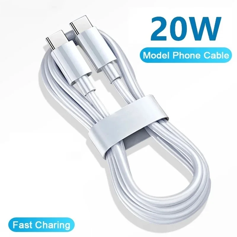 

20pcs 20W Fast Charging Cord PD Type c C-C USB-C Charger Cable For Samsung htc charg cord xiaomi huawei usb cable extension
