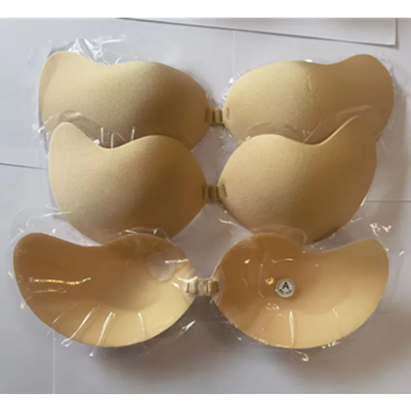 Seamless Mango Wireless Adhesive Stick Bra Strapless Push Up Bra Women Sexy Backless Lingerie Invisible Silicone Bralette Sticky