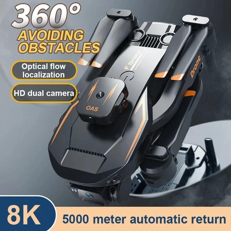 

Новинка 2023 года, Дрон S12S с оптическим потоком, ESC Двойная камера 8K, камера с оптическим потоком, обход препятствий, долгая выносливость, БПЛА, ...