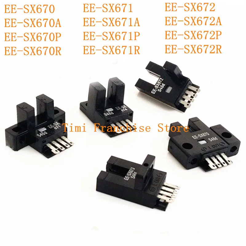 

EE-SX670 SX670A SX670P SX670R SX671 EE-SX671A SX671P EE-SX671R SX672 SX672A SX672P SX672R 100% New Photoelectric Switch Sensors