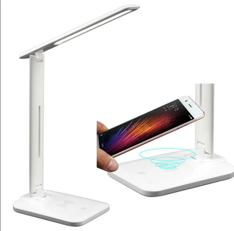 

1PC NEW Foldable LED Desk Table Lamp No Flicker Charger Reading Touch Study Light Office Writing Lighting