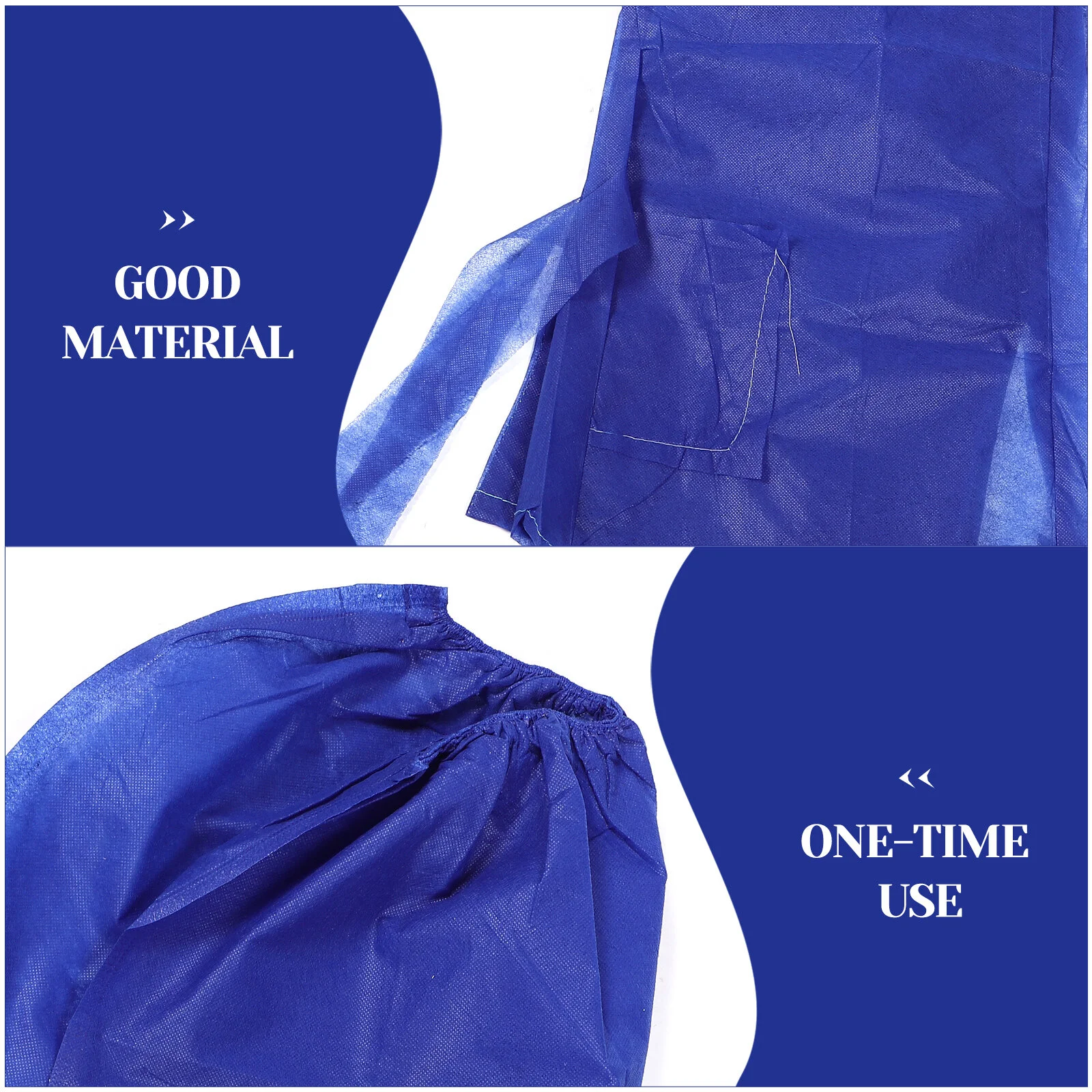 

5 комплектов, одноразовые банные халаты для мужчин и женщин