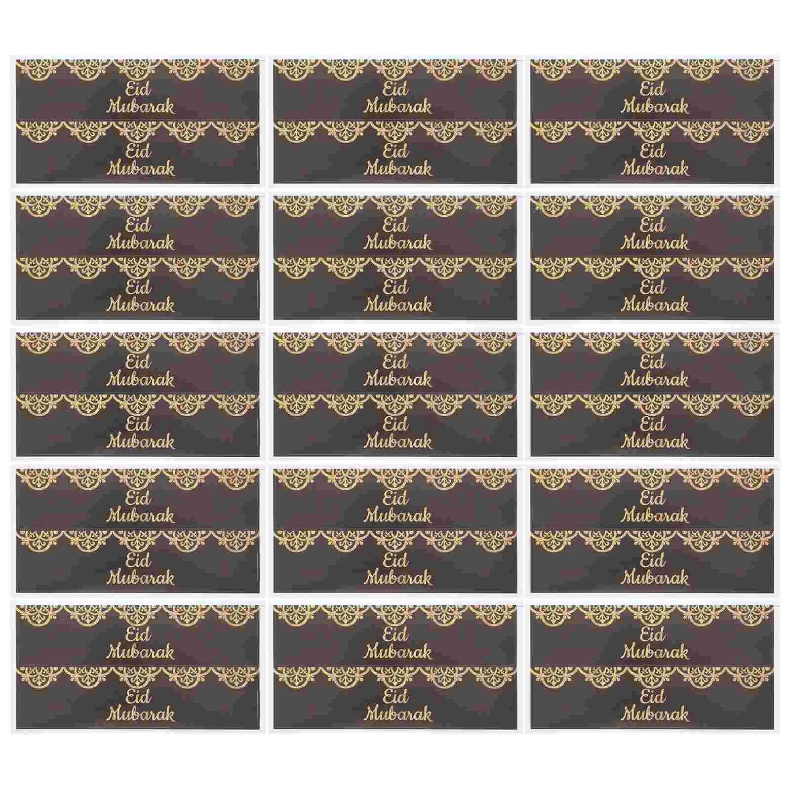 

Sheets Stickers Eid Sealing Stickers Eid Party Stickers Sealing Labels Stickers for Bottle Home Decoration