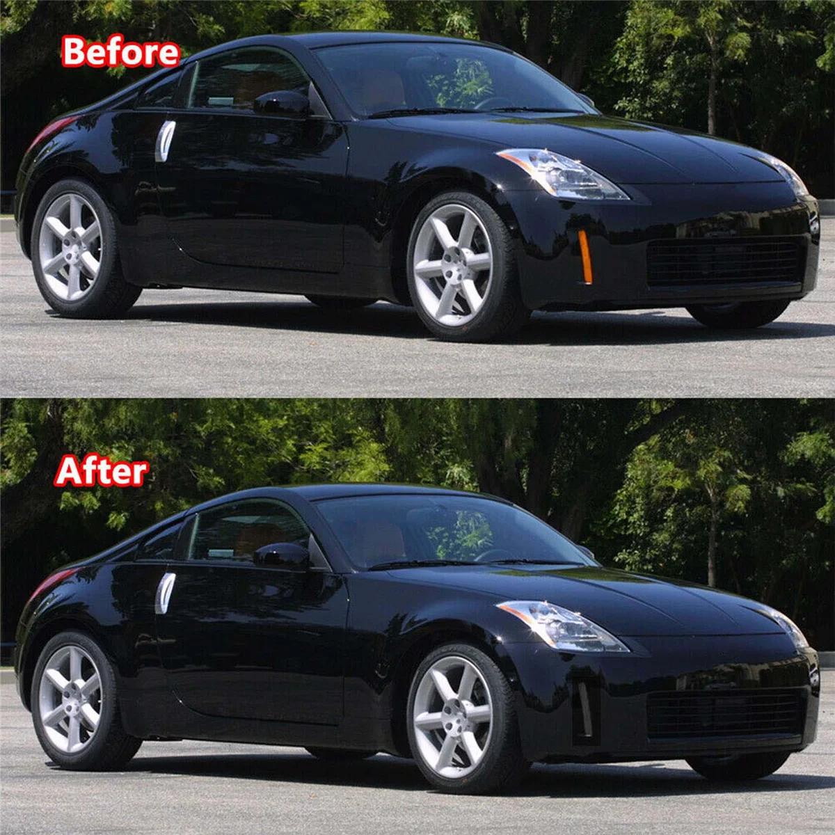 Для 2006-2009 Nissan 350Z LCI автомобильные прозрачные светодиодный указатели поворота