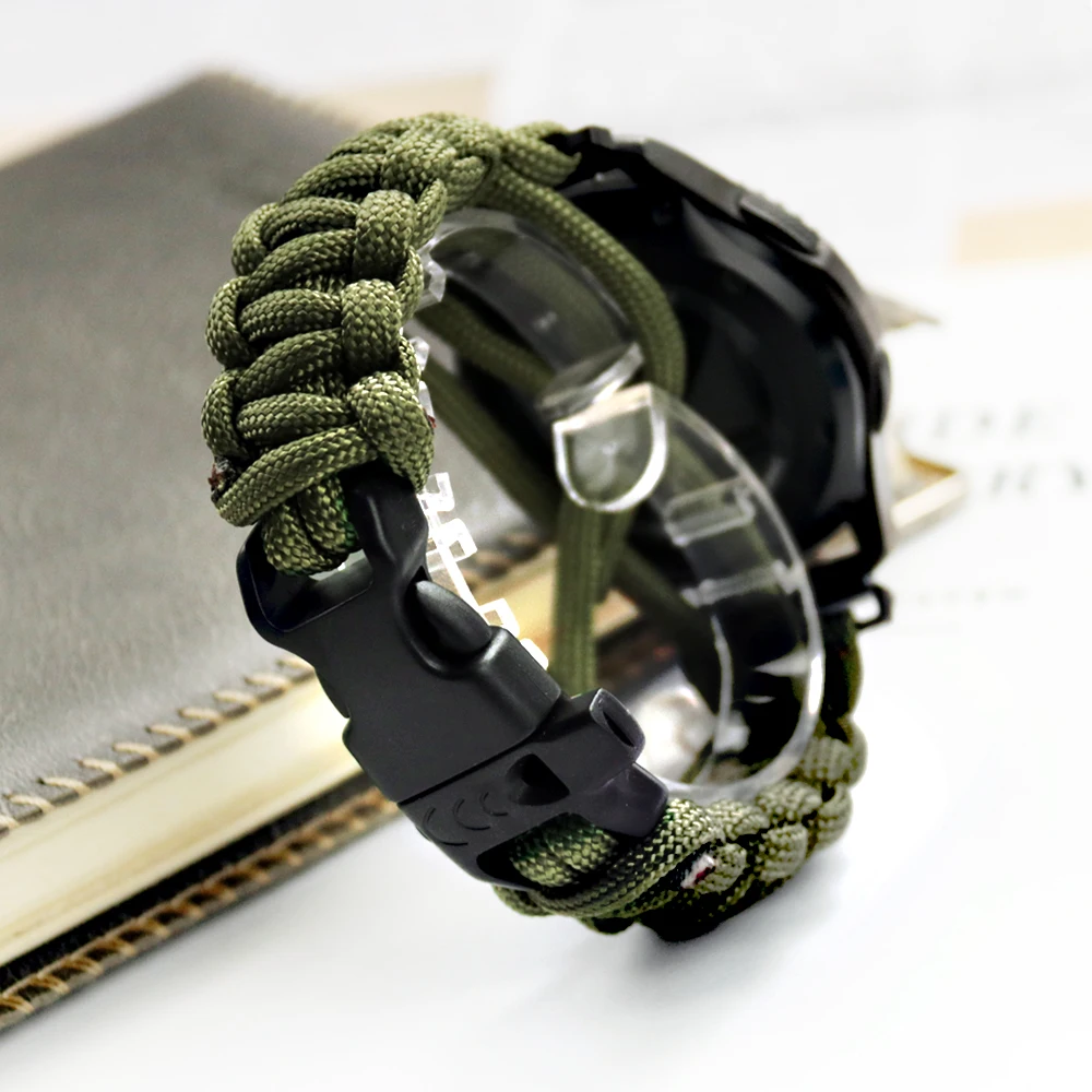 Плетеный нейлоновый ремешок 20/22 мм для Samsung Galaxy Watch 3/Active 2/Huawei Band for Garmin Vivoactive 3 |
