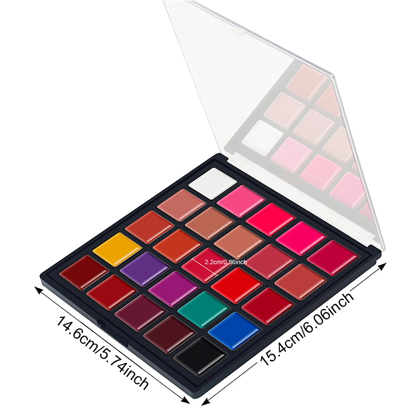 Палетка для губ 25 цветов водостойкая и увлажняющая матовая помада мягкая гладкая