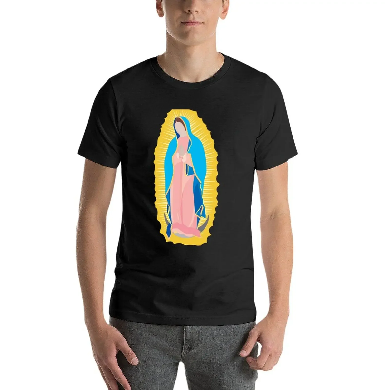 Футболка Virgen de Guadalupe/Virgin/Masonona/Наша леди мужская одежда на день Святого Валентина