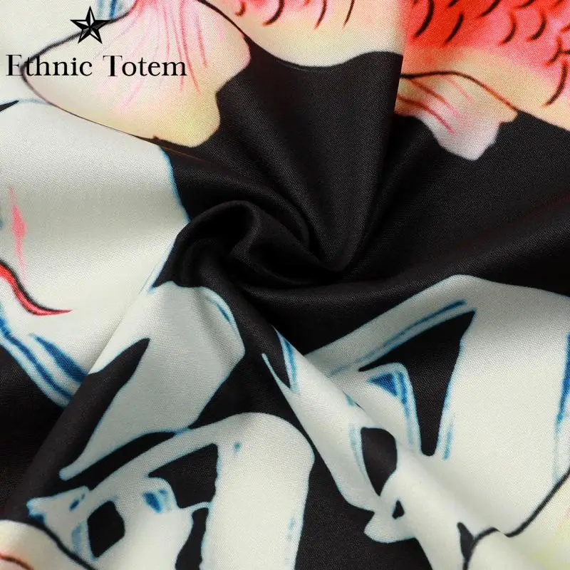 Кимоно с принтом в виде волн повседневный свободный традиционный японский