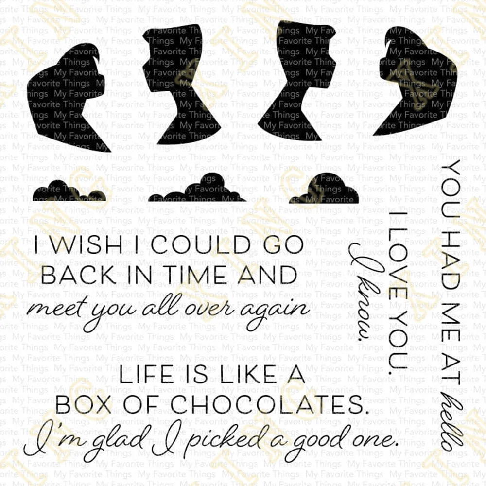 

At the Movies - Romance Clear Stamps Scrapbook Diary Decoration Embossing Template Diy Greeting Card Handmade 2023 New Arrival