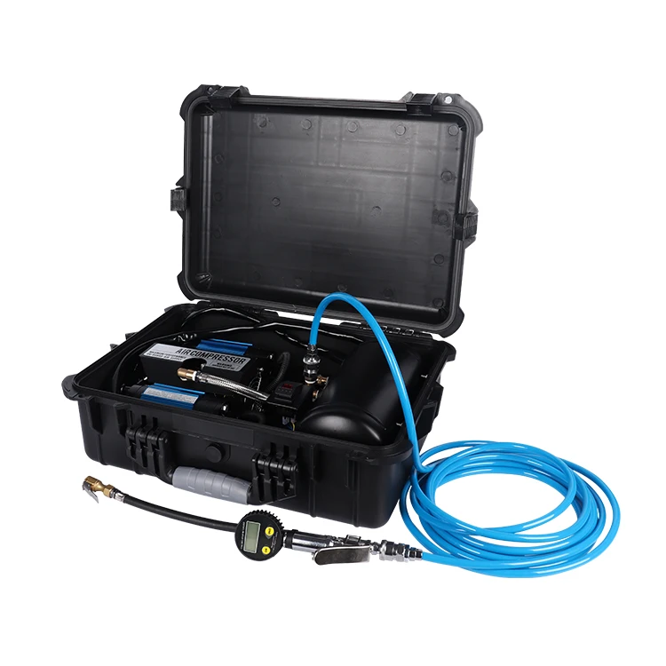 Metal Double Cylinders box 1 Gallon air tank with Pump digit