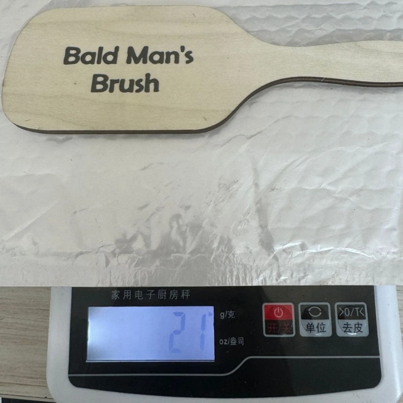 Расческа для лысого мужчины инструмент ухода за лысым человеком щетка волос