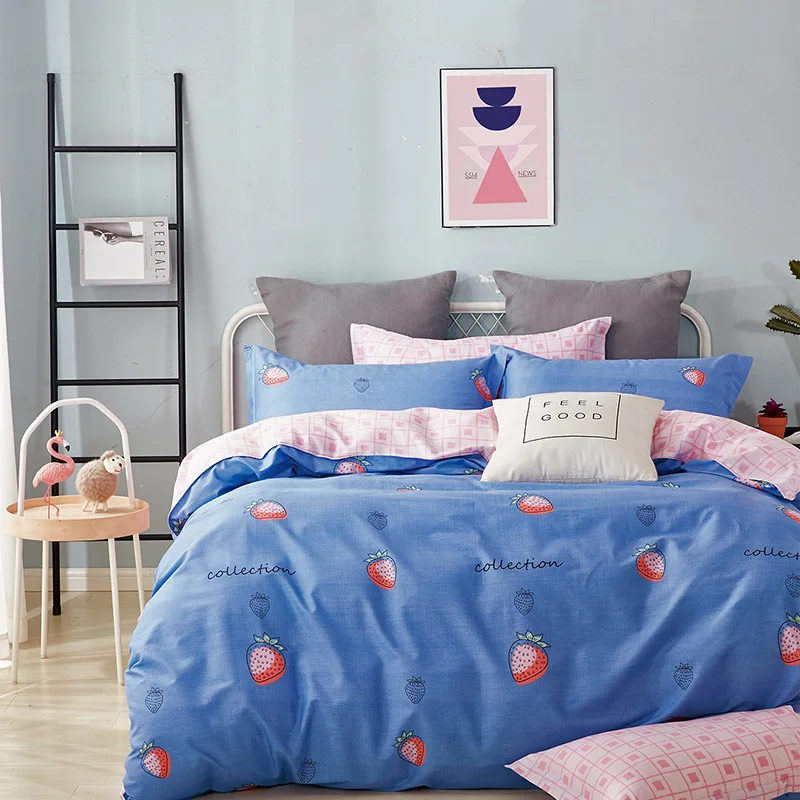 Bedding Set Strawberry Print 3D Printed  Duvet Cover Set Twin Full Queen King Double Sizes Comforter Bedclothes Juego De Cama