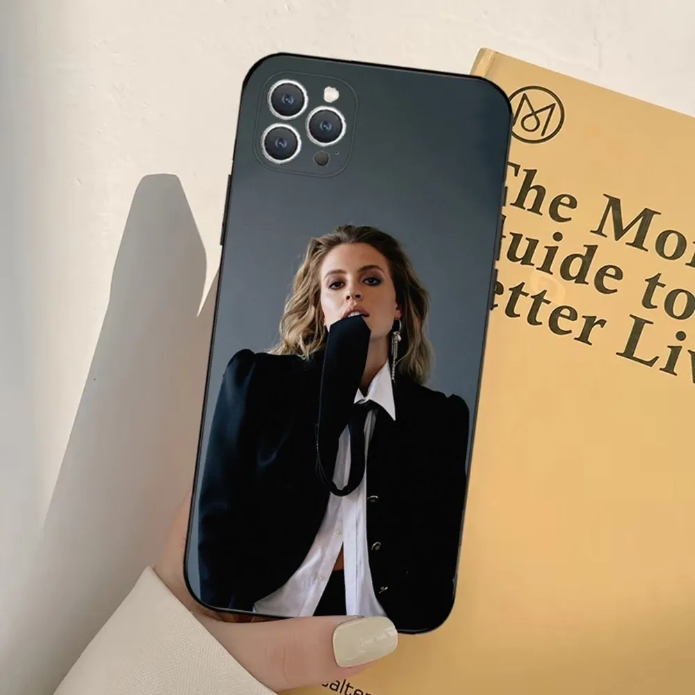 C-Cari F-Fletcher Phone Case For iPhone 16 15 14 13 12 11 Pro X XS Max XR Plus Mini Soft Black Cover