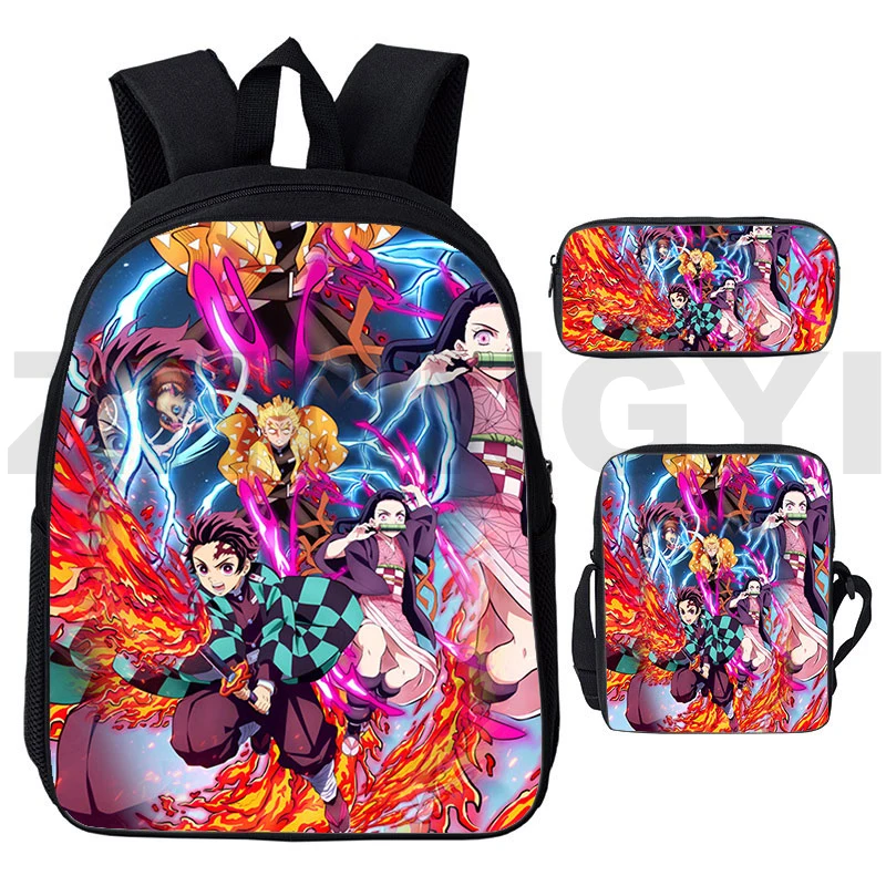 

Мини-сумка для книг с 3D-принтом из аниме «рассекающий демонов», 12/16 дюйма