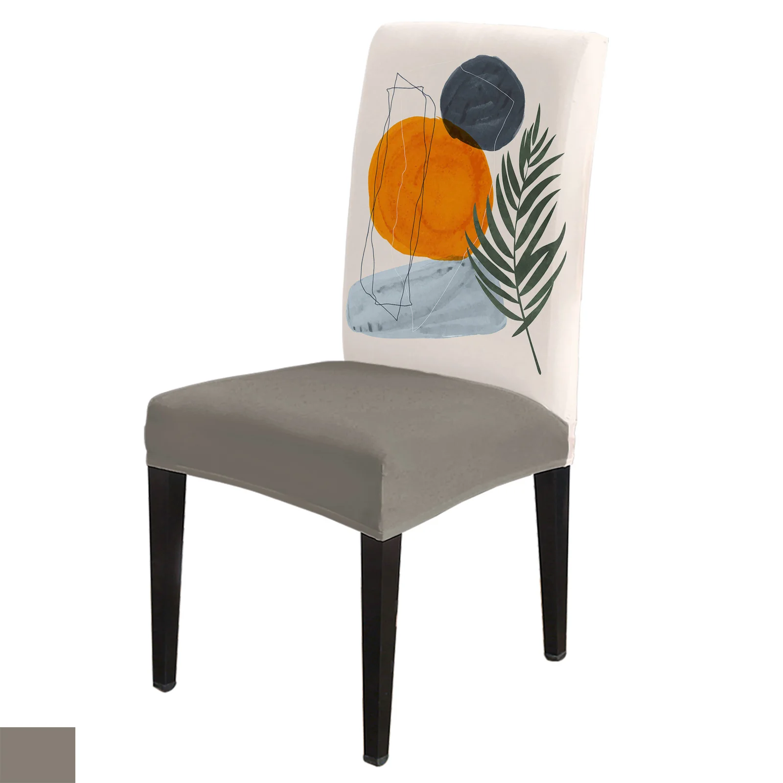 

Abstract Bohemian Medieval Geometric Chair Cover Dining Spandex Stretch Seat Covers Home Office Decoration Desk Chair Case Set