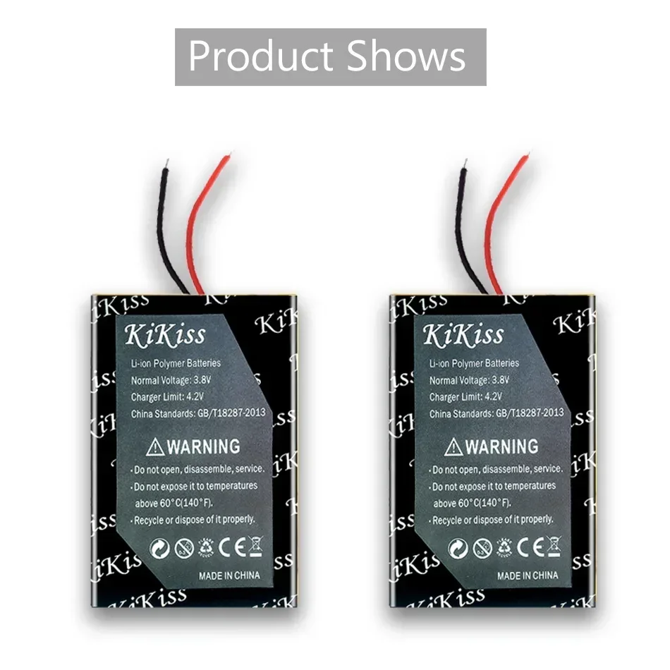 Аккумулятор KiKiss NWZW262 (401225 2 линии) 140 мАч для Sony NW-WS413 NW-WS623 NW-WS625 NWZ-W273S NWZ-W262