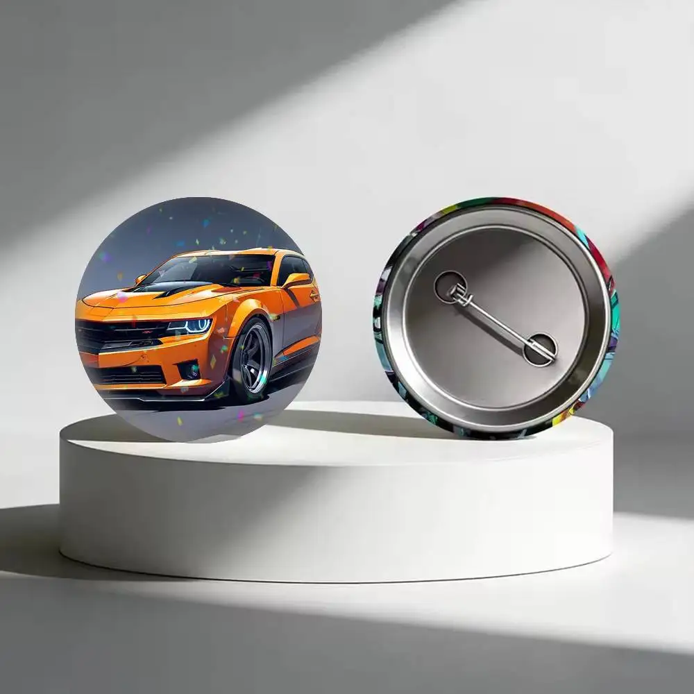 Фото Броши-значки Bumblebee Sports Car (25 мм, 32 мм, 44 мм, 58 мм, 75 мм) для аксессуаров и подарков №3